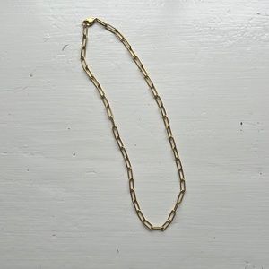 Paper clip chain necklace - from Etsy